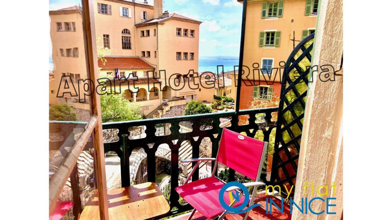 ApartHotel Riviera - Old Town - 5 mn Promenade des Anglais et Plage - Charme Absolu - Appartement 2 pièces avec Balcon - Vue mer et Ville - Balcon Honoré 1 Niza Exterior foto